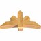 Ekena Millwork Alberta Rough Sawn Timber Gable Bracket, Western Red Cedar, 48"W x 28"H x 6"D x 6"F, 14/12 Pitch GBW048X28X0606ALB00RWR - alternate 5